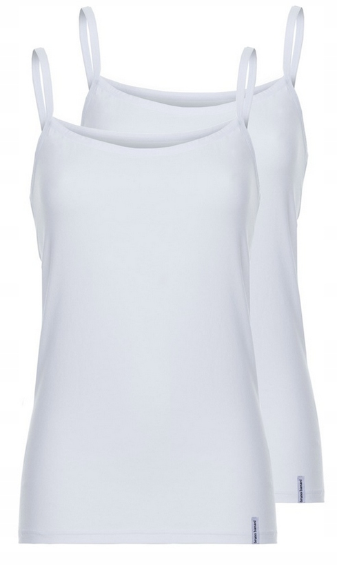 تاپ بندی برند bruno banani سایز 40/42 سفید/طوسی نخ پنبه پک دو تایی 65 نمای ست