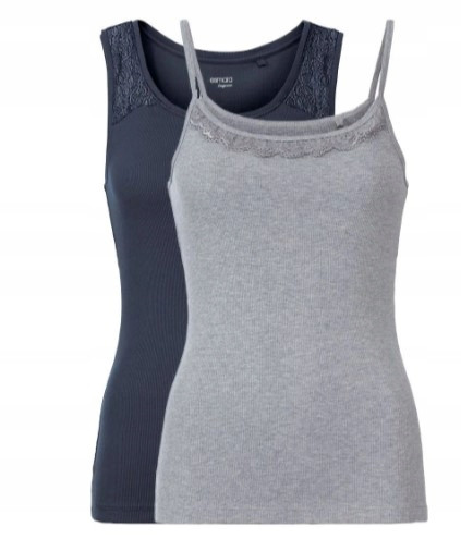 تاپ نخی یقه طرحدار برند اسمارا 69 نمای دو تایی