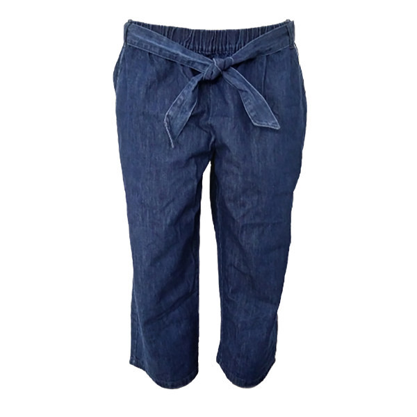 شلوار جین بگ زنانه قد 80 برند جینا بنوتی 111 روبرو