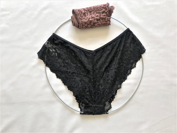 شورت زنانه تمام گیپور برند TEX رنگ بندی متنوع S- M- L 156 ست دو تایی 2