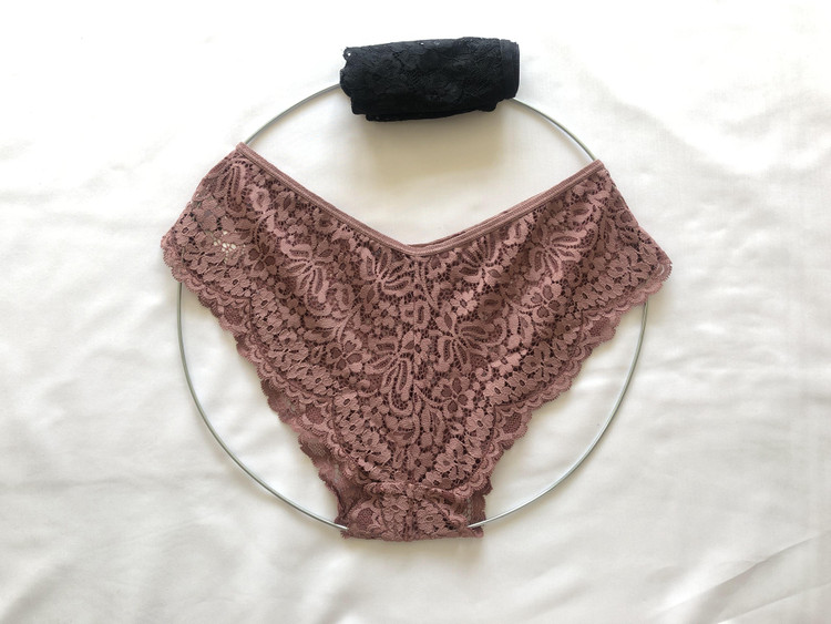 شورت زنانه تمام گیپور برند TEX رنگ بندی متنوع S- M- L 156 ست دو تایی 1