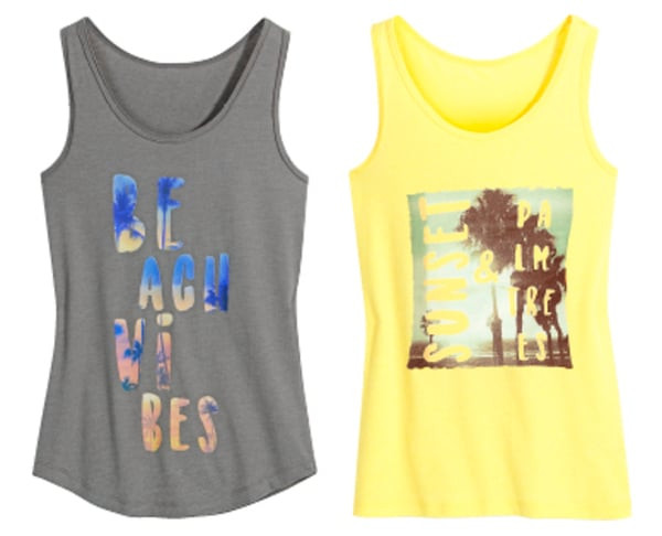 تاپ زنانه ساحلی برند blue motion پک 2 تایی 159 ست