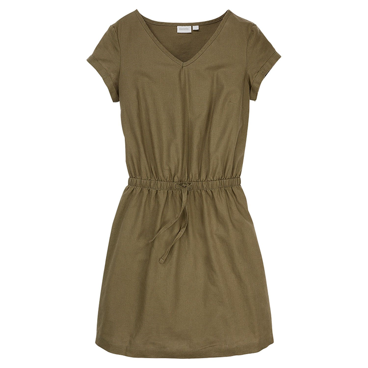 پیراهن آستین کوتاه لنین زنانه برند blue motion 168 رخ کار