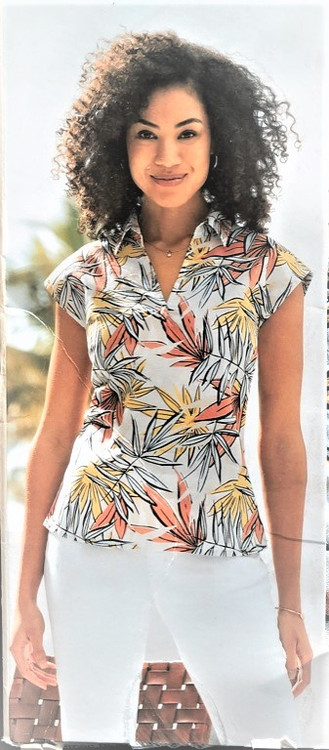 بلوز آستین کوتاه لنین زنانه برند blue motion 170 تنخور