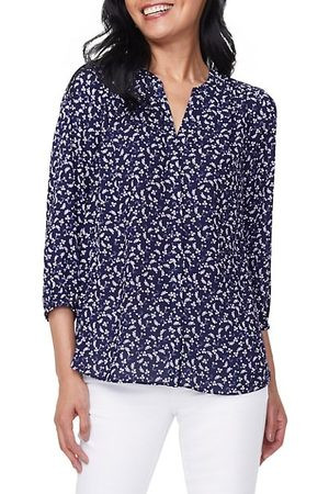 شومیز گلدار زنانه برند blue motion 172 تنخور 1