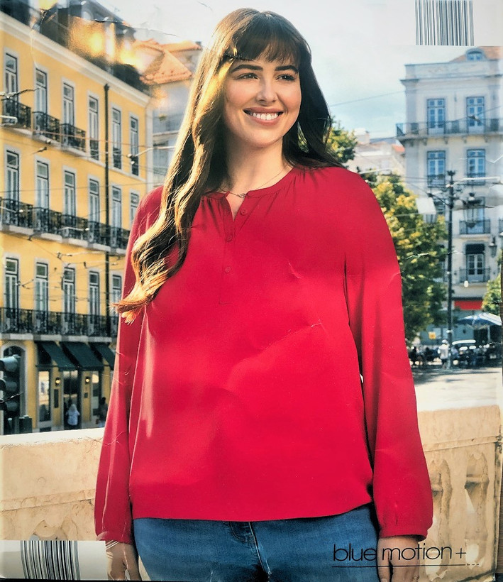 شومیز ساده زنانه برند blue motion173 تنخور