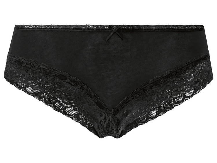 شورت زنانه HIPSTER(جنیفری) گیپور دار برند esmara پک 5 تایی 196 تکی