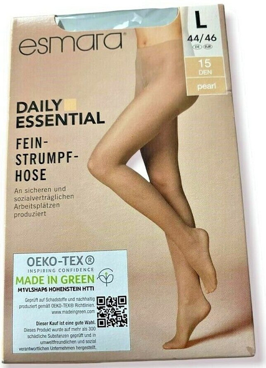 جوراب شلواری زنانه مدل DAILY ESSENTIAL 15 برند esmara 215 روی کار