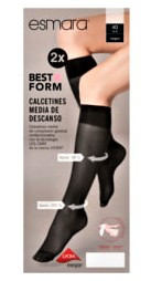 جوراب زنانه زیر زانو برند esmara ست 2 جفتی 223 روی جلد