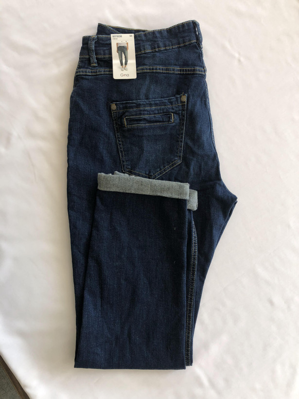 شلوار جین زنانه مدل BOYFRIEND برند Gina Benotti 237 جیب پشت