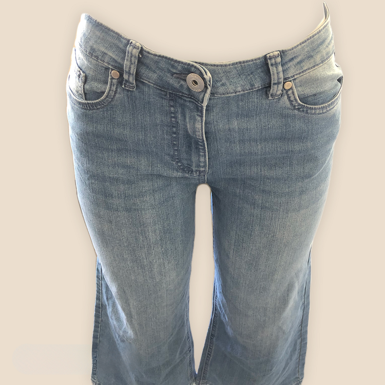 شلوار جین دمپا زنانه قد 90 برند Gina Benotti 239 جیب جلو