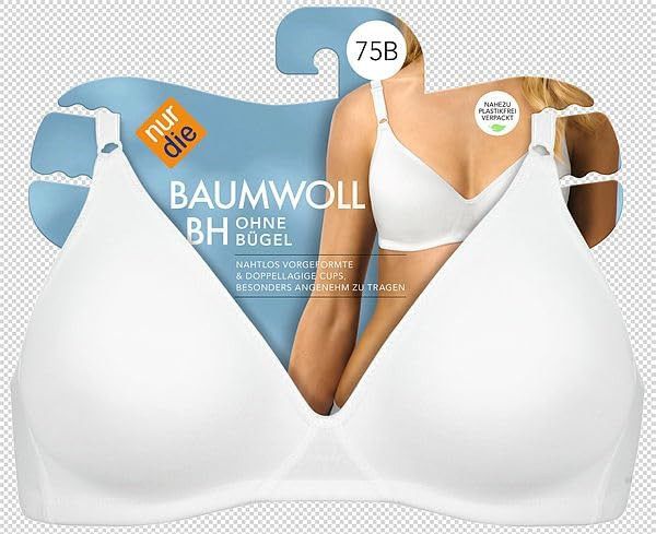 سوتین زنانه پلدار ساده 329 - سفید