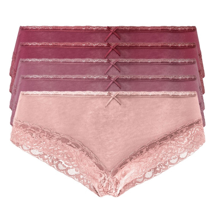 شورت زنانه HIPSTER(جنیفری) گیپور دار برند esmara پک 5 تایی - 6