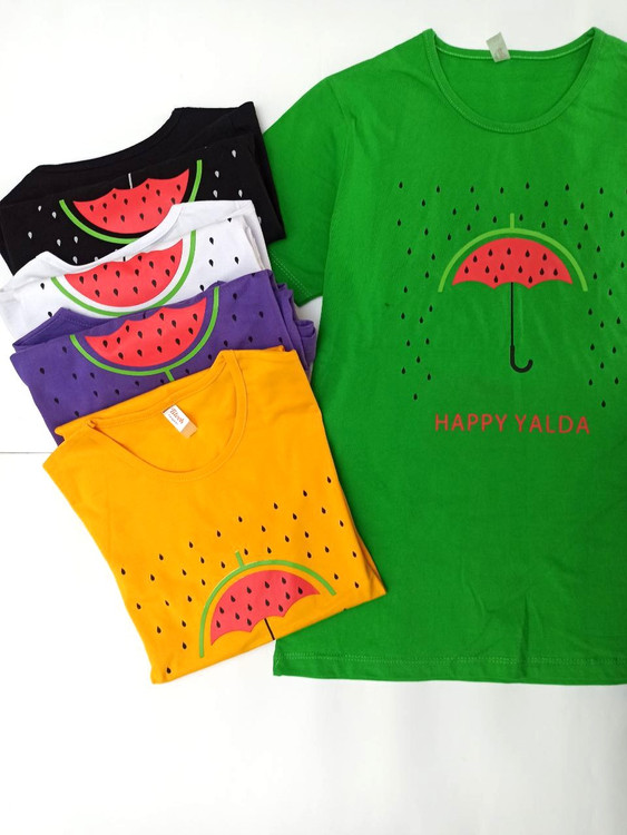 404-تیشرت آستین کوتاه زنانه -یلدایی-4