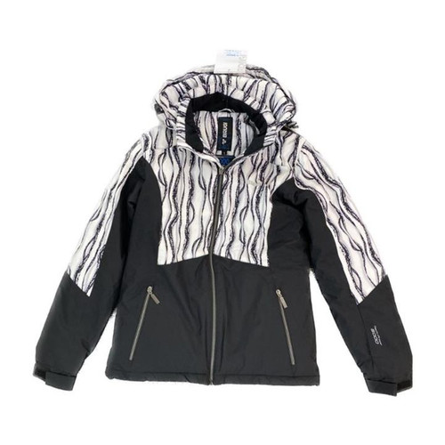 409-کاپشن ضد آب زنانه طرحدار برند Brugi-1