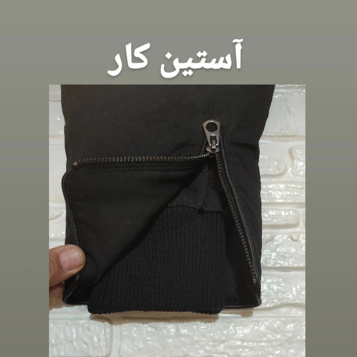 412-کاپشن کتان زنانه خزدار