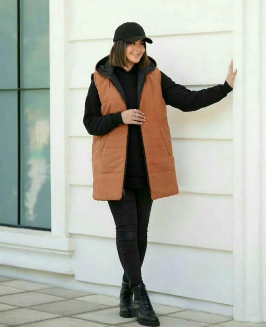 414-پافر کلاهدار کوتاه دخترانه 1