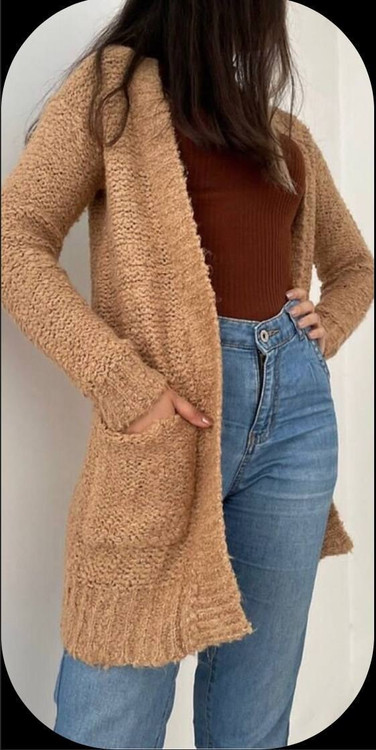 رویه جیب دار بافت بلند برند اسمارا 56 6