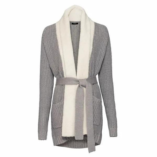 رویه بافت یقه آرشال خزدار زنانه بلند برند اسمارا -420