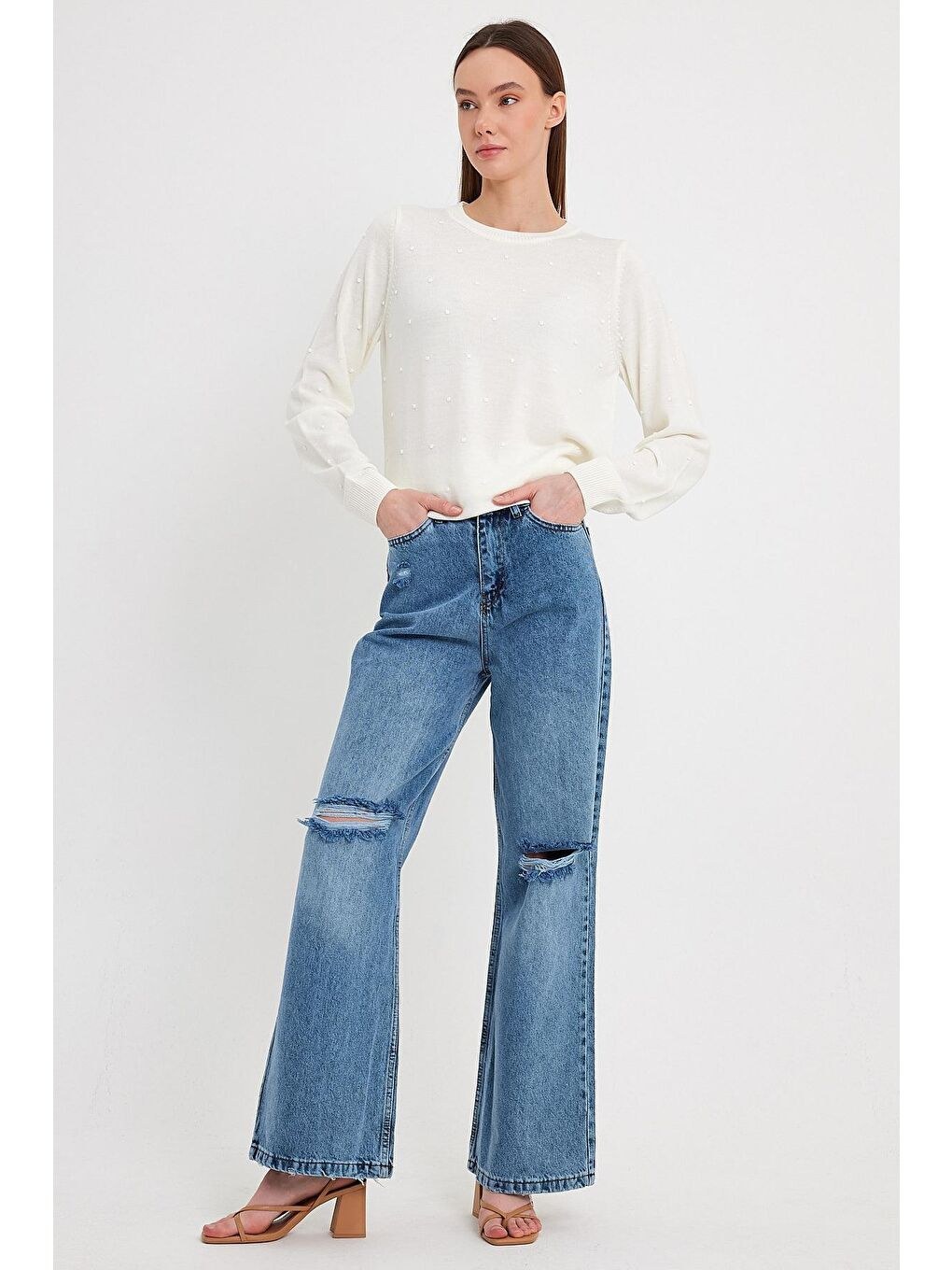 پلیور  بافت تریکو زنانه اسمارا439-2