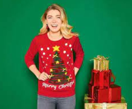 پلیور  بافت کریسمسی زنانه اسمارا 440-2