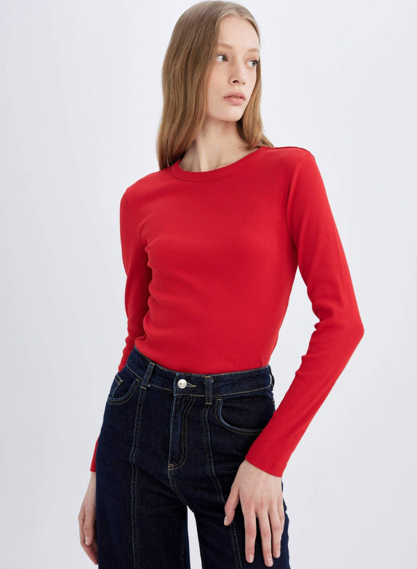 تیشرت نخی زنانه Basics-452-1