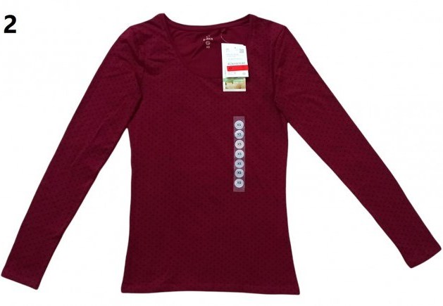 تیشرت نخی خالدار زنانه Basics 453-2