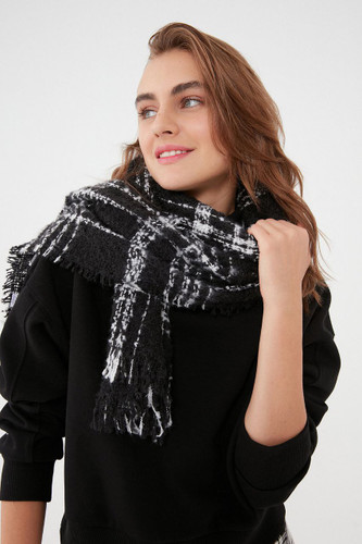 شال بافت چهارخونه زنانه اکسسوریز474