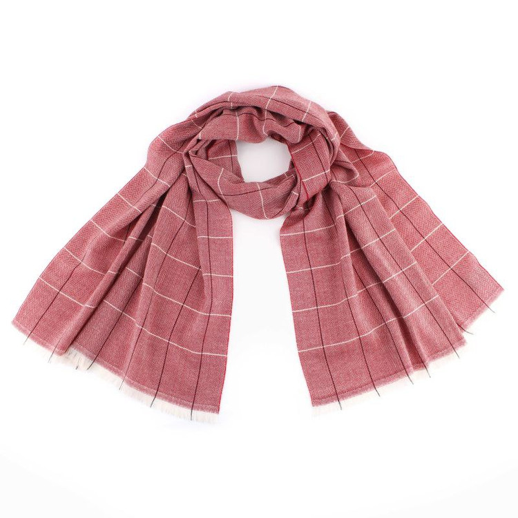 484شال بپشم چارخونه زنانه