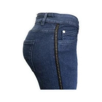 شلوار جین بغل کار شده-طرح2