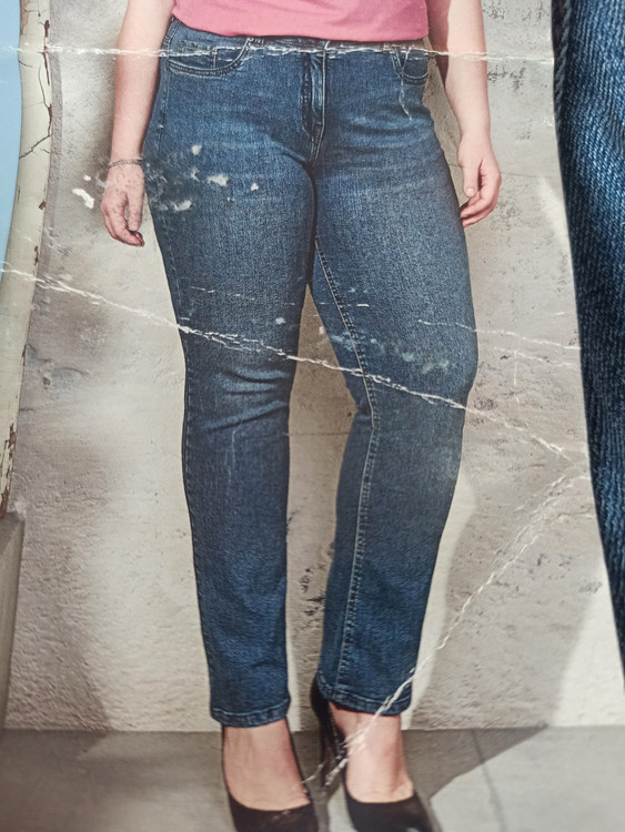 شلوار جین زنانه سایز بزرگ ُSLIM FIT برند بلو موشن