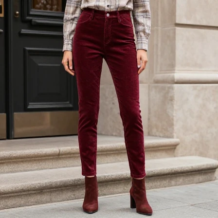 شلوار جین زنانه مخمل کبریتی ُSLIM FIT 501-1