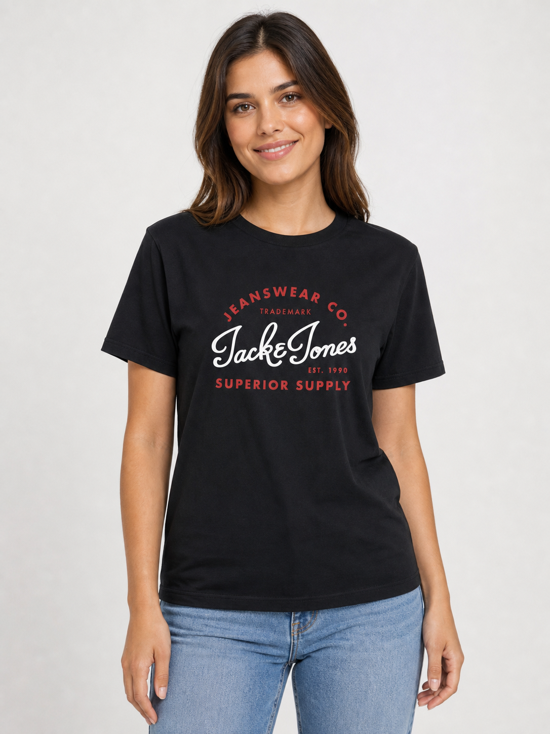 تیشرت طرح فانتزی برند JACK&JONES